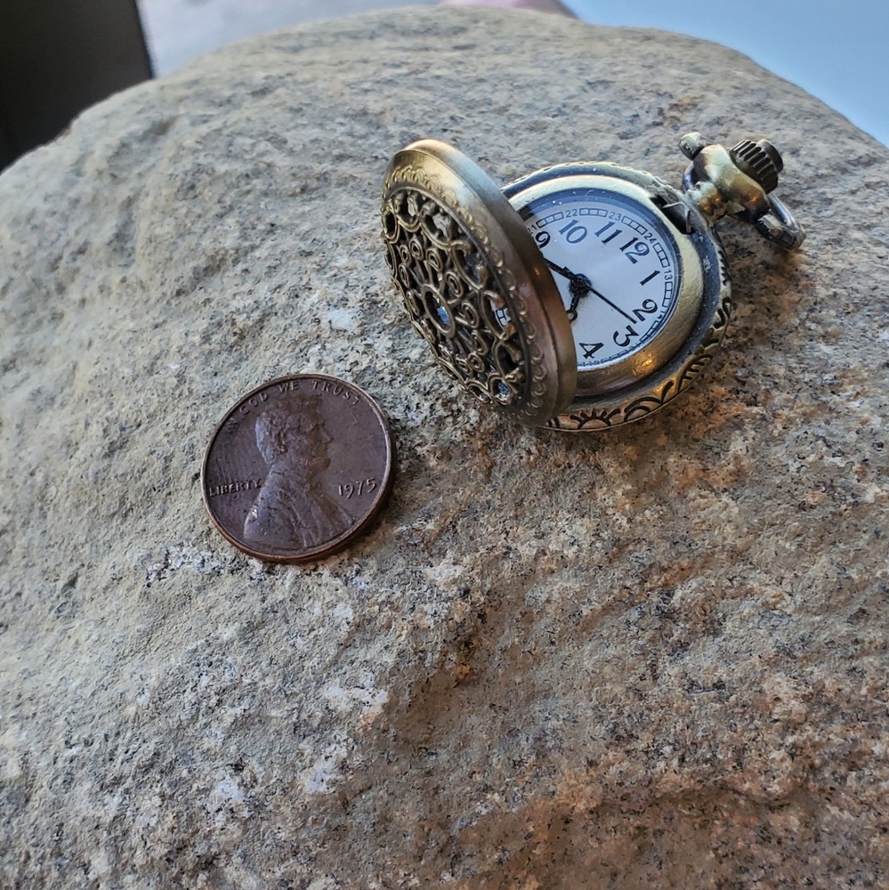Pocket watch trinket charm